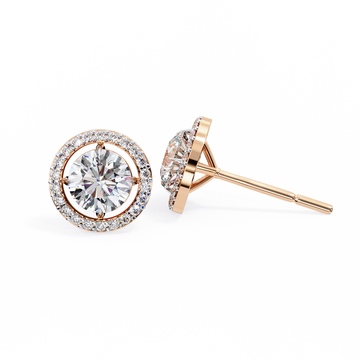 lab grown diamond | moissanite Jewellery Secret Glishi 0.40ct Lab Grown OR Moissanite Stud Earrings by Rabbito Jewels