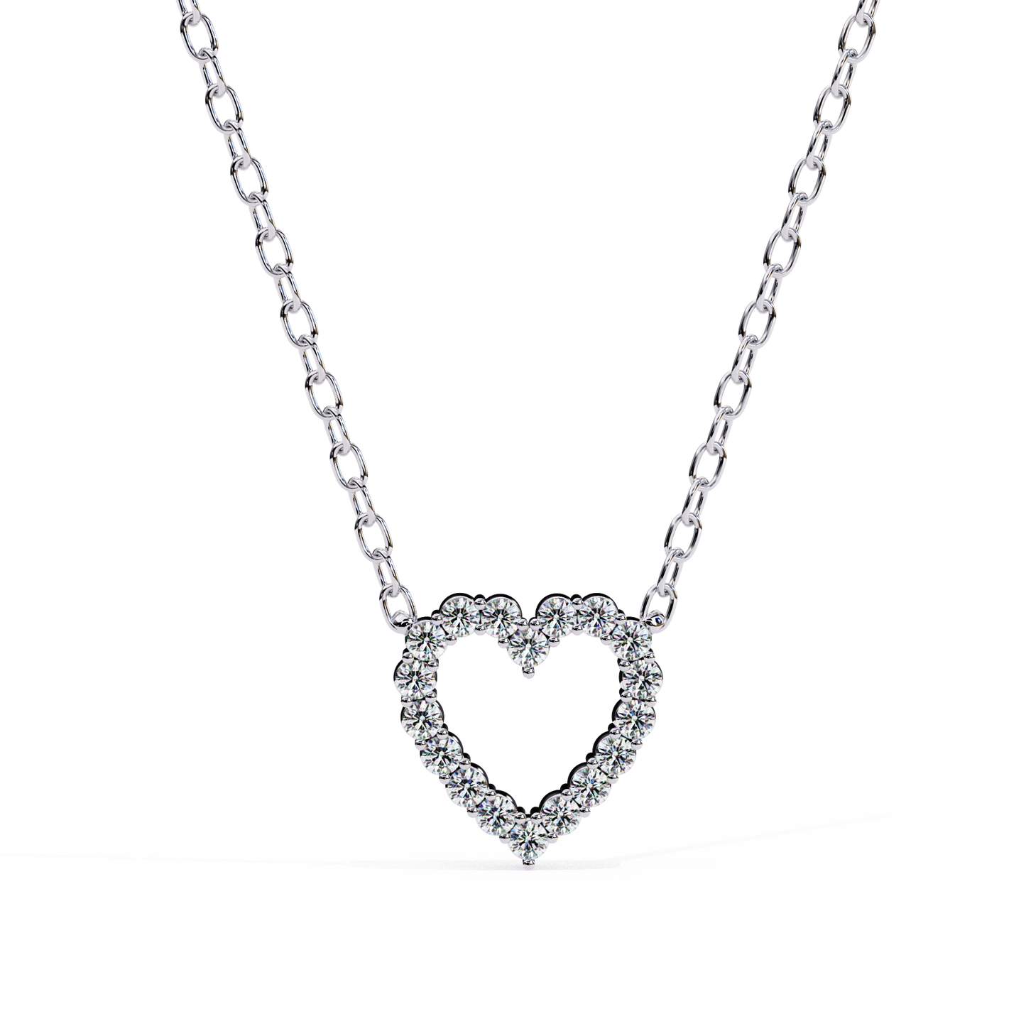 lab grown diamond | moissanite Jewellery Iavanya Lab Grown Diamond OR Moissanite Pendant Silver by Rabbito Jewels