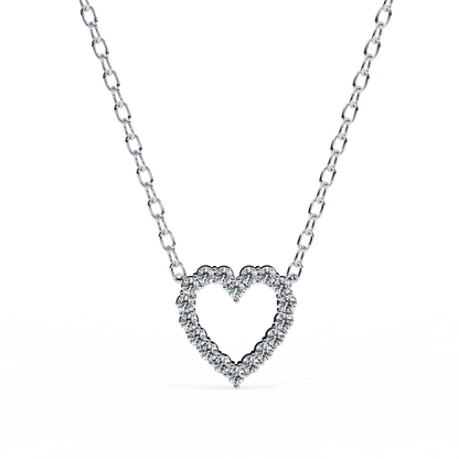 lab grown diamond | moissanite Jewellery Iavanya Lab Grown Diamond OR Moissanite Pendant Silver by Rabbito Jewels