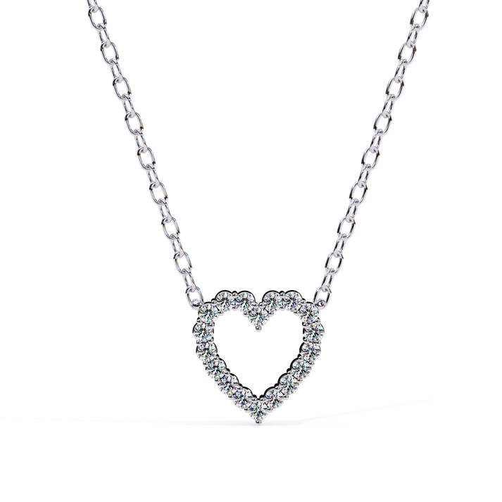 lab grown diamond | moissanite Jewellery Iavanya Lab Grown Diamond OR Moissanite Pendant Silver by Rabbito Jewels