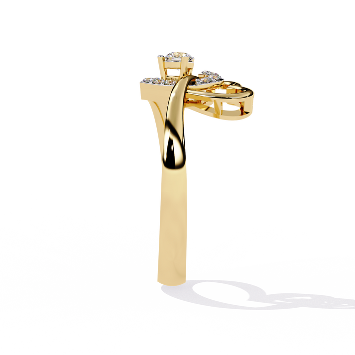 lab grown diamond | moissanite Jewellery The Kailyn Lab Grown Diamond OR Moissanite Ring by Rabbito Jewels