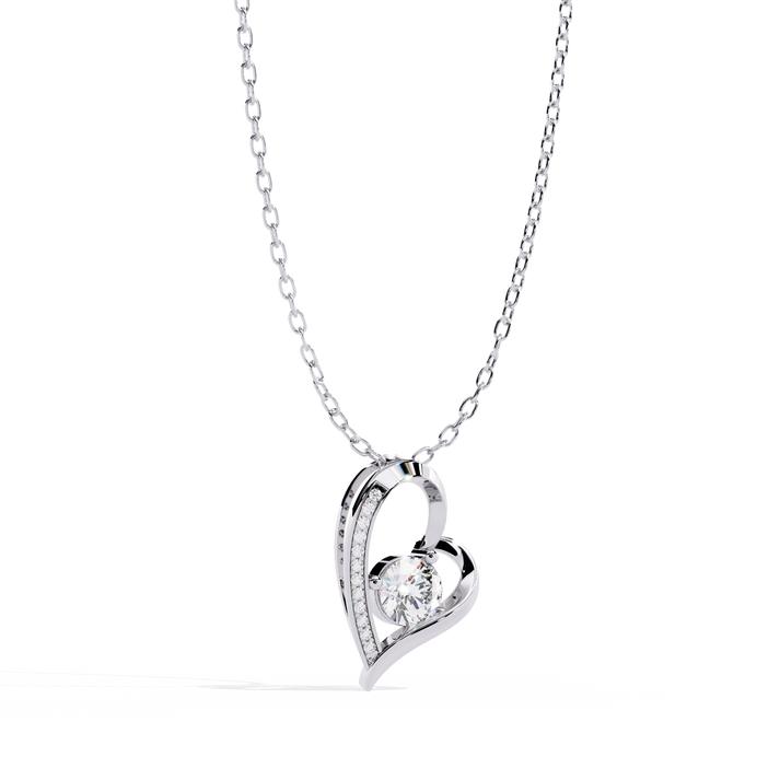 lab grown diamond | moissanite Jewellery Balloon Heart Lab Grown Diamond OR Moissanite Pendant by Rabbito Jewels
