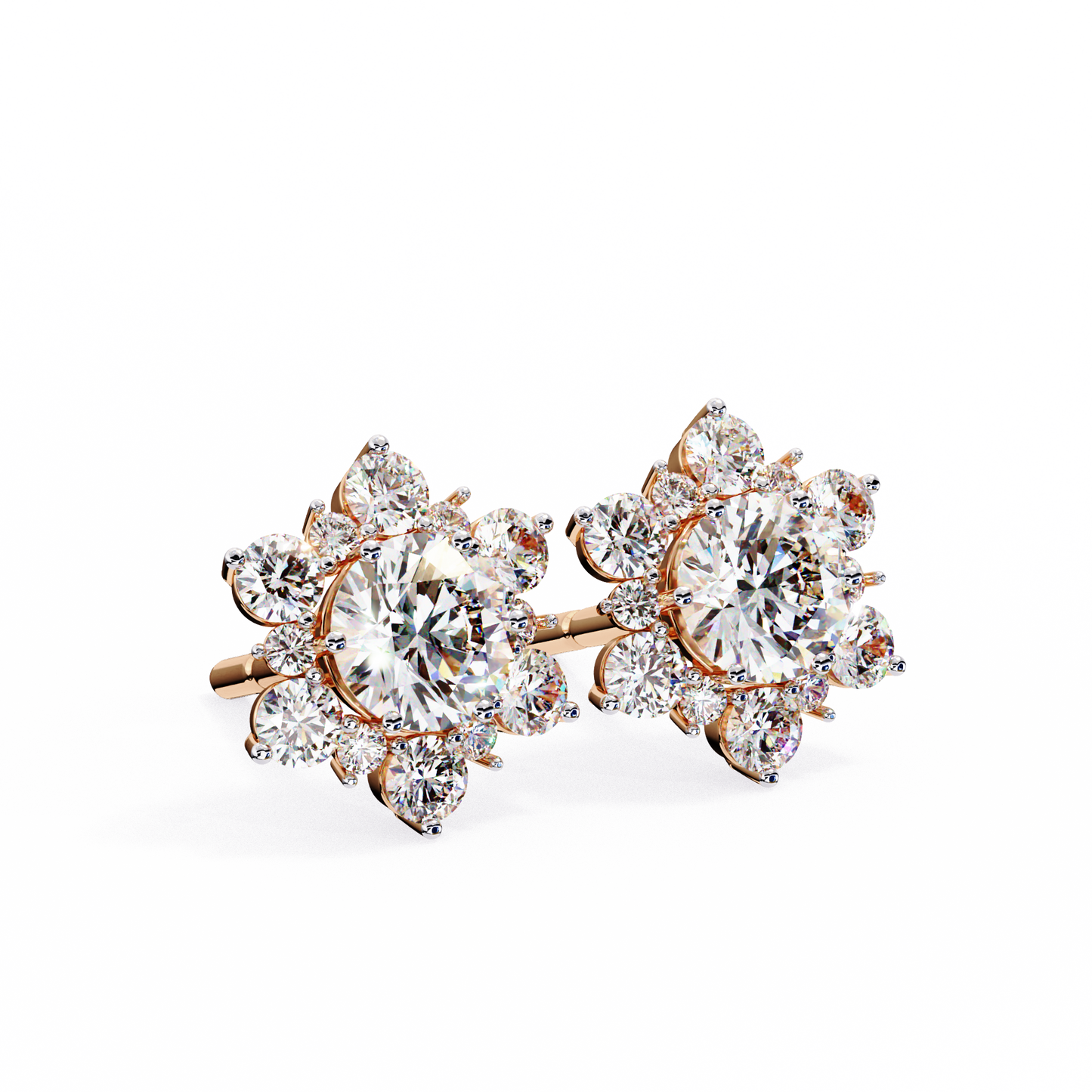 lab grown diamond | moissanite Jewellery Fairytale Shine Lab Grown Diamond OR Moissanite Earrings by Rabbito Jewels