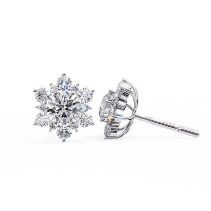 lab grown diamond | moissanite Jewellery Fairytale Shine Lab Grown Diamond OR Moissanite Earrings by Rabbito Jewels