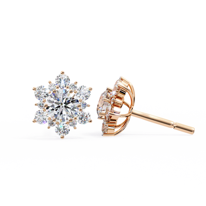 lab grown diamond | moissanite Jewellery Fairytale Shine Lab Grown Diamond OR Moissanite Earrings by Rabbito Jewels