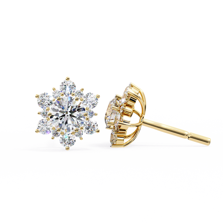 lab grown diamond | moissanite Jewellery Fairytale Shine Lab Grown Diamond OR Moissanite Earrings by Rabbito Jewels