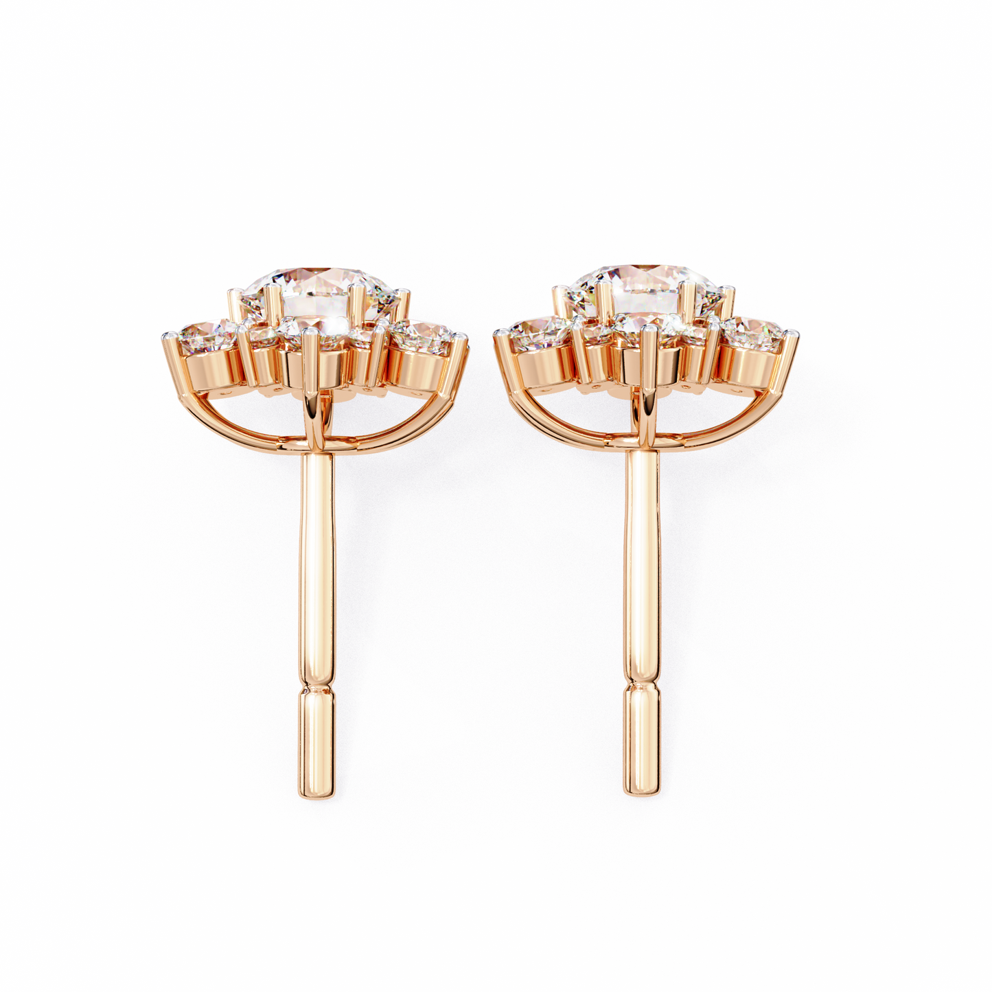 lab grown diamond | moissanite Jewellery Fairytale Shine Lab Grown Diamond OR Moissanite Earrings by Rabbito Jewels