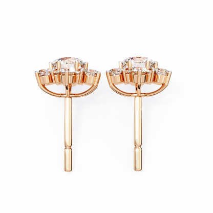 lab grown diamond | moissanite Jewellery Fairytale Shine Lab Grown Diamond OR Moissanite Earrings by Rabbito Jewels