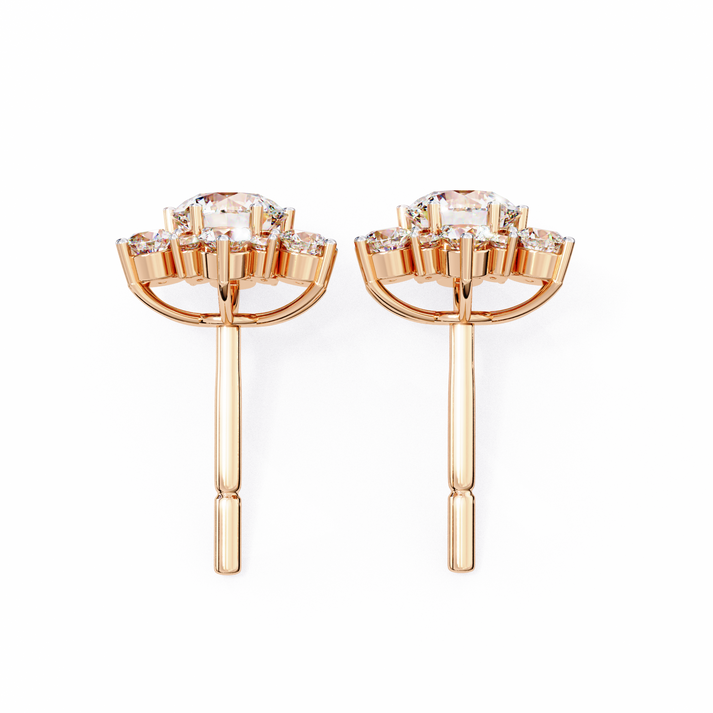 lab grown diamond | moissanite Jewellery Fairytale Shine Lab Grown Diamond OR Moissanite Earrings by Rabbito Jewels