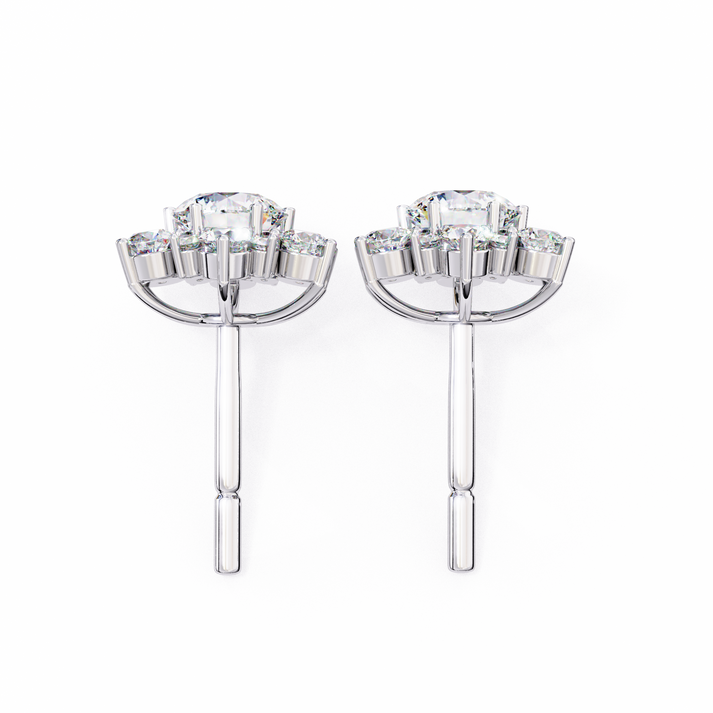 lab grown diamond | moissanite Jewellery Fairytale Shine Lab Grown Diamond OR Moissanite Earrings by Rabbito Jewels
