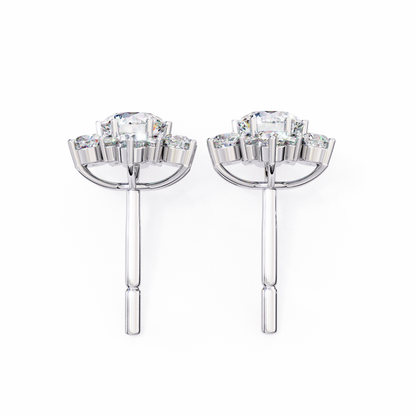 lab grown diamond | moissanite Jewellery Fairytale Shine Lab Grown Diamond OR Moissanite Earrings by Rabbito Jewels