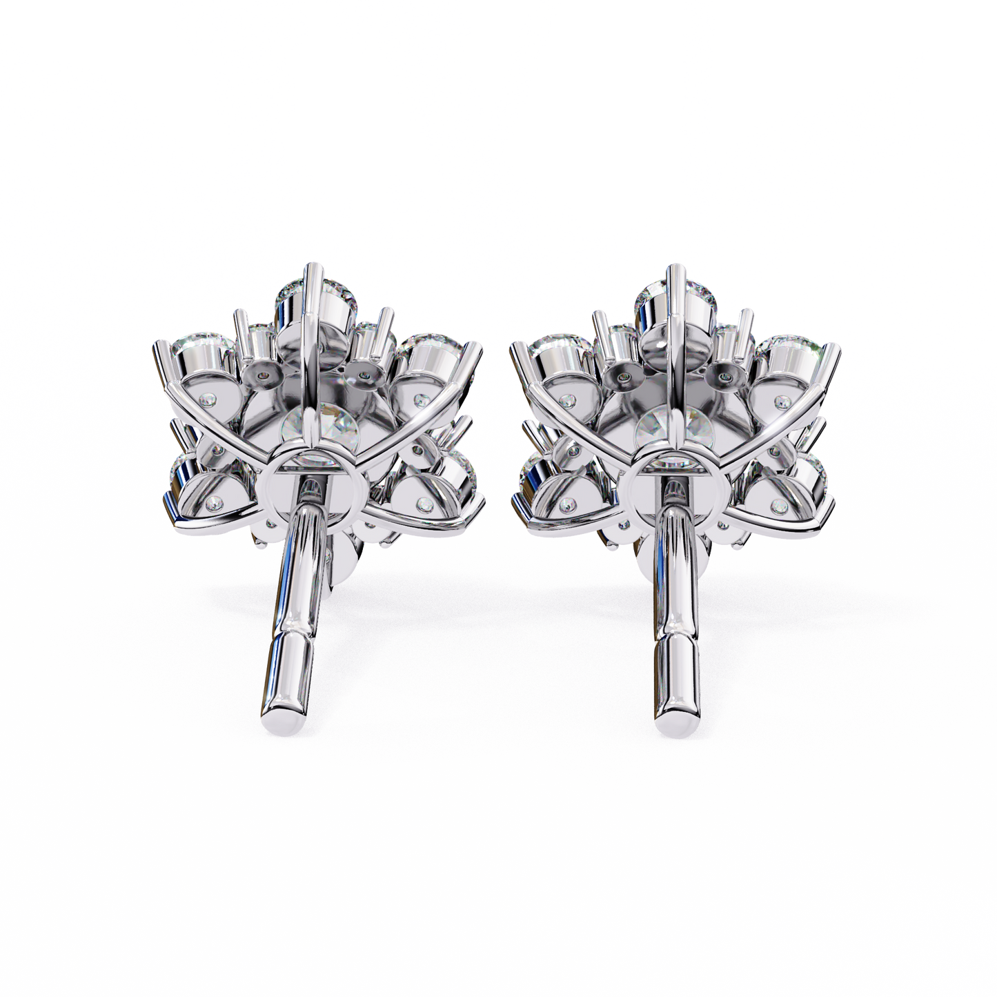lab grown diamond | moissanite Jewellery Fairytale Shine Lab Grown Diamond OR Moissanite Earrings by Rabbito Jewels