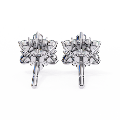 lab grown diamond | moissanite Jewellery Fairytale Shine Lab Grown Diamond OR Moissanite Earrings by Rabbito Jewels