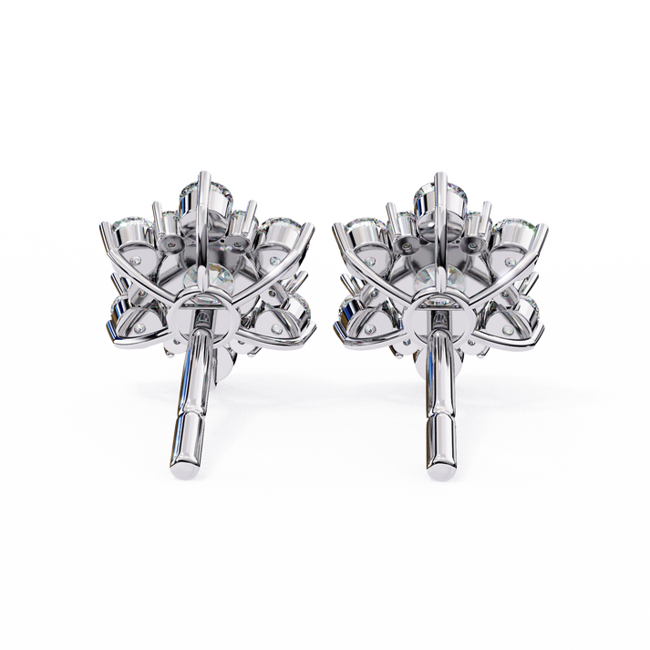 lab grown diamond | moissanite Jewellery Fairytale Shine Lab Grown Diamond OR Moissanite Earrings by Rabbito Jewels