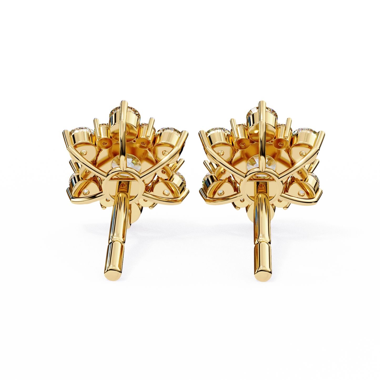 lab grown diamond | moissanite Jewellery Fairytale Shine Lab Grown Diamond OR Moissanite Earrings by Rabbito Jewels
