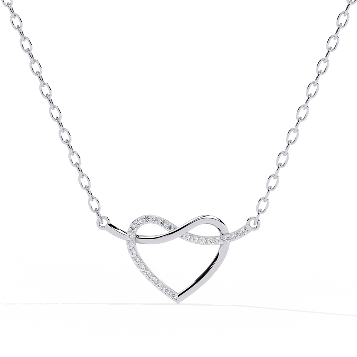 lab grown diamond | moissanite Jewellery The Elsie Lab Grown Diamond OR Moissanite Pendant Silver by Rabbito Jewels