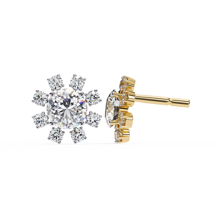 lab grown diamond | moissanite Jewellery Angel Breath Lab Grown Diamond OR Moissanite Earrings by Rabbito Jewels