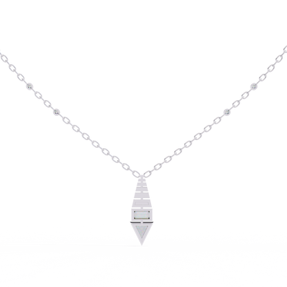 lab grown diamond | moissanite Jewellery Genevieve Lab Grown Diamond OR Moissanite Pendant by Rabbito Jewels