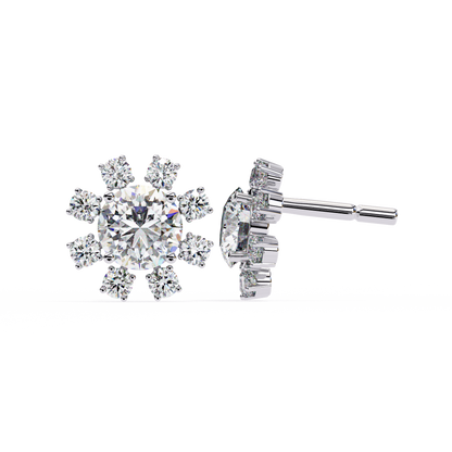lab grown diamond | moissanite Jewellery Angel Breath Lab Grown Diamond OR Moissanite Earrings by Rabbito Jewels
