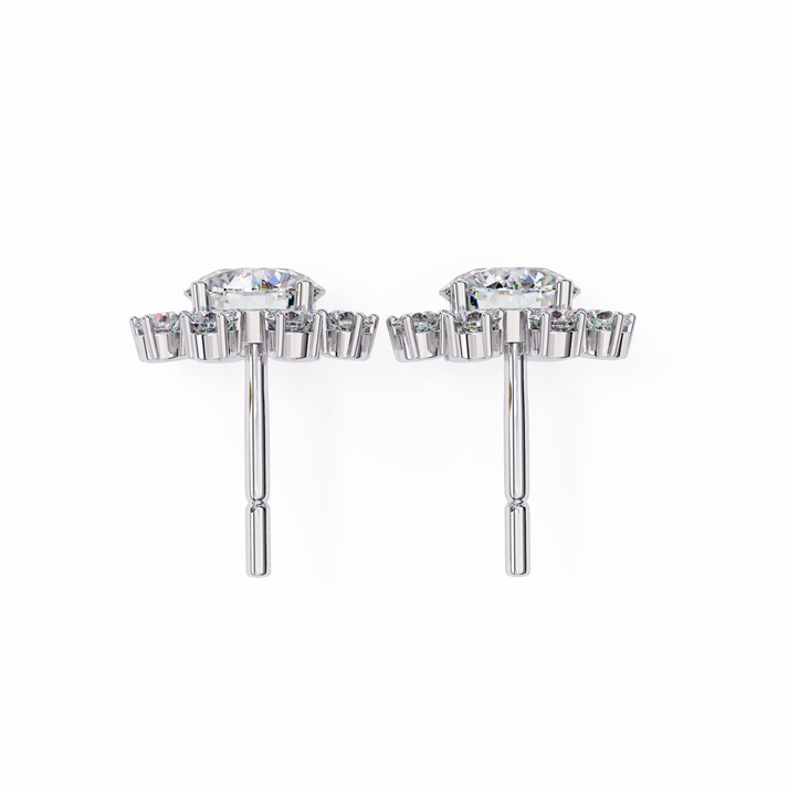 lab grown diamond | moissanite Jewellery Angel Breath Lab Grown Diamond OR Moissanite Earrings by Rabbito Jewels
