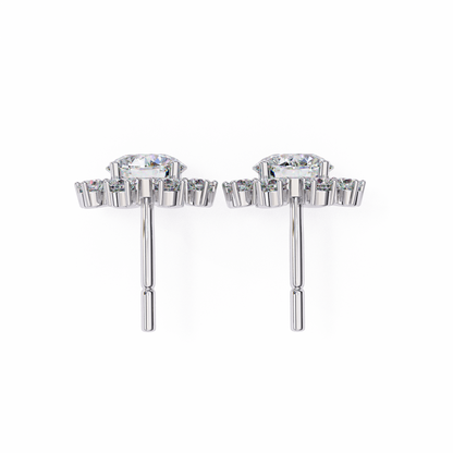 lab grown diamond | moissanite Jewellery Angel Breath Lab Grown Diamond OR Moissanite Earrings by Rabbito Jewels