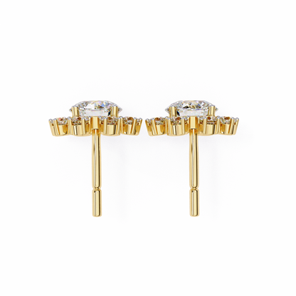lab grown diamond | moissanite Jewellery Angel Breath Lab Grown Diamond OR Moissanite Earrings by Rabbito Jewels