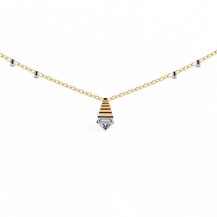 lab grown diamond | moissanite Jewellery Genevieve Lab Grown Diamond OR Moissanite Pendant by Rabbito Jewels