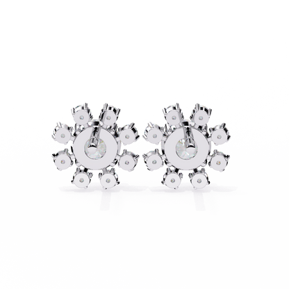 lab grown diamond | moissanite Jewellery Angel Breath Lab Grown Diamond OR Moissanite Earrings by Rabbito Jewels