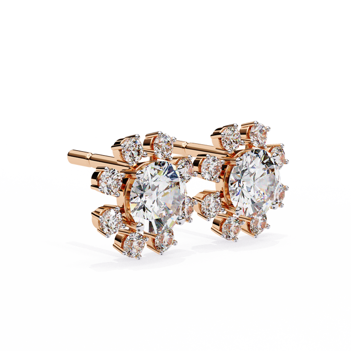 lab grown diamond | moissanite Jewellery Angel Breath Lab Grown Diamond OR Moissanite Earrings by Rabbito Jewels