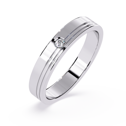 lab grown diamond | moissanite Jewellery The Kayon Couple Lab Grown Diamond OR Moissanite Rings by Rabbito Jewels
