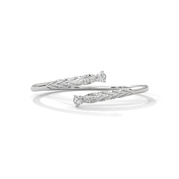 lab grown diamond | moissanite Jewellery Diva Lab Grown Diamond OR Moissanite Bracelet White Gold 18K by Rabbito Jewels