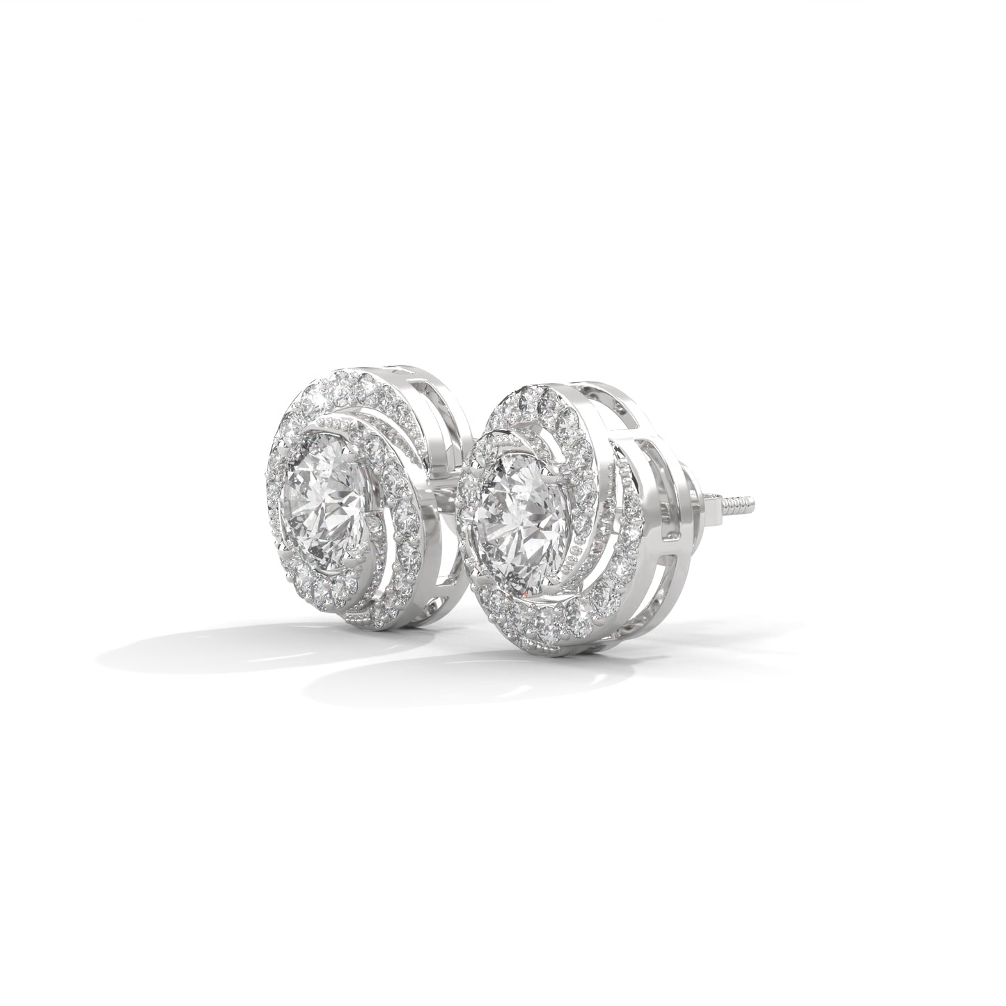 Spiral Stud Earrings