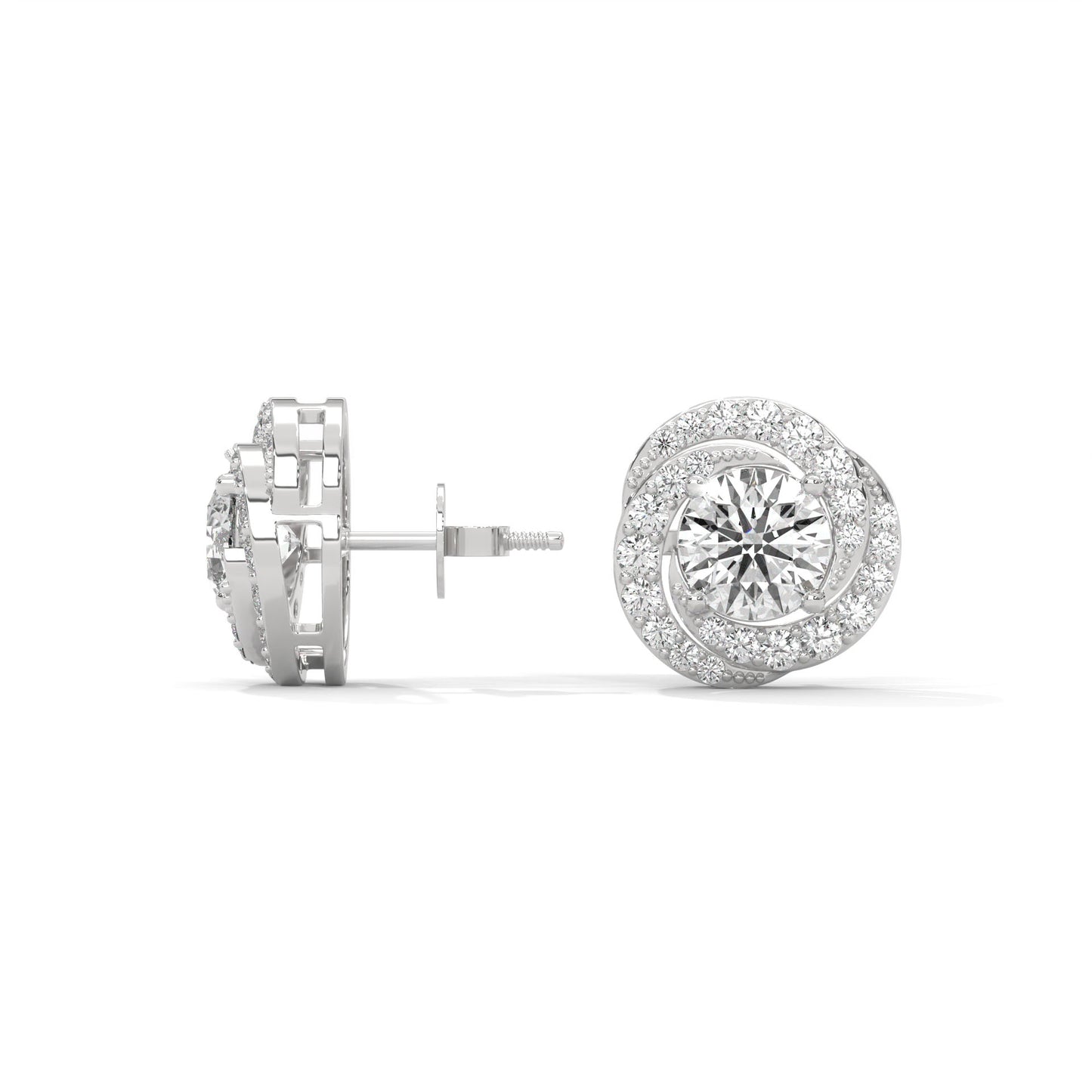 Spiral Stud Earrings