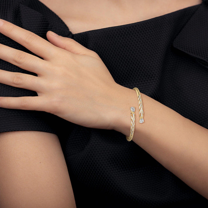lab grown diamond | moissanite Jewellery Diva Lab Grown Diamond OR Moissanite Bracelet by Rabbito Jewels
