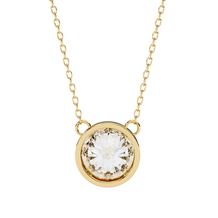 lab grown diamond | moissanite Jewellery Cosmic Lab Grown Diamond OR Moissanite Pendants Yellow Gold 14K by Rabbito Jewels