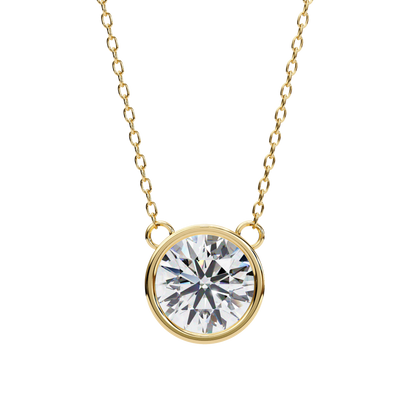 lab grown diamond | moissanite Jewellery Cosmic Lab Grown Diamond OR Moissanite Pendants Yellow Gold 18K by Rabbito Jewels