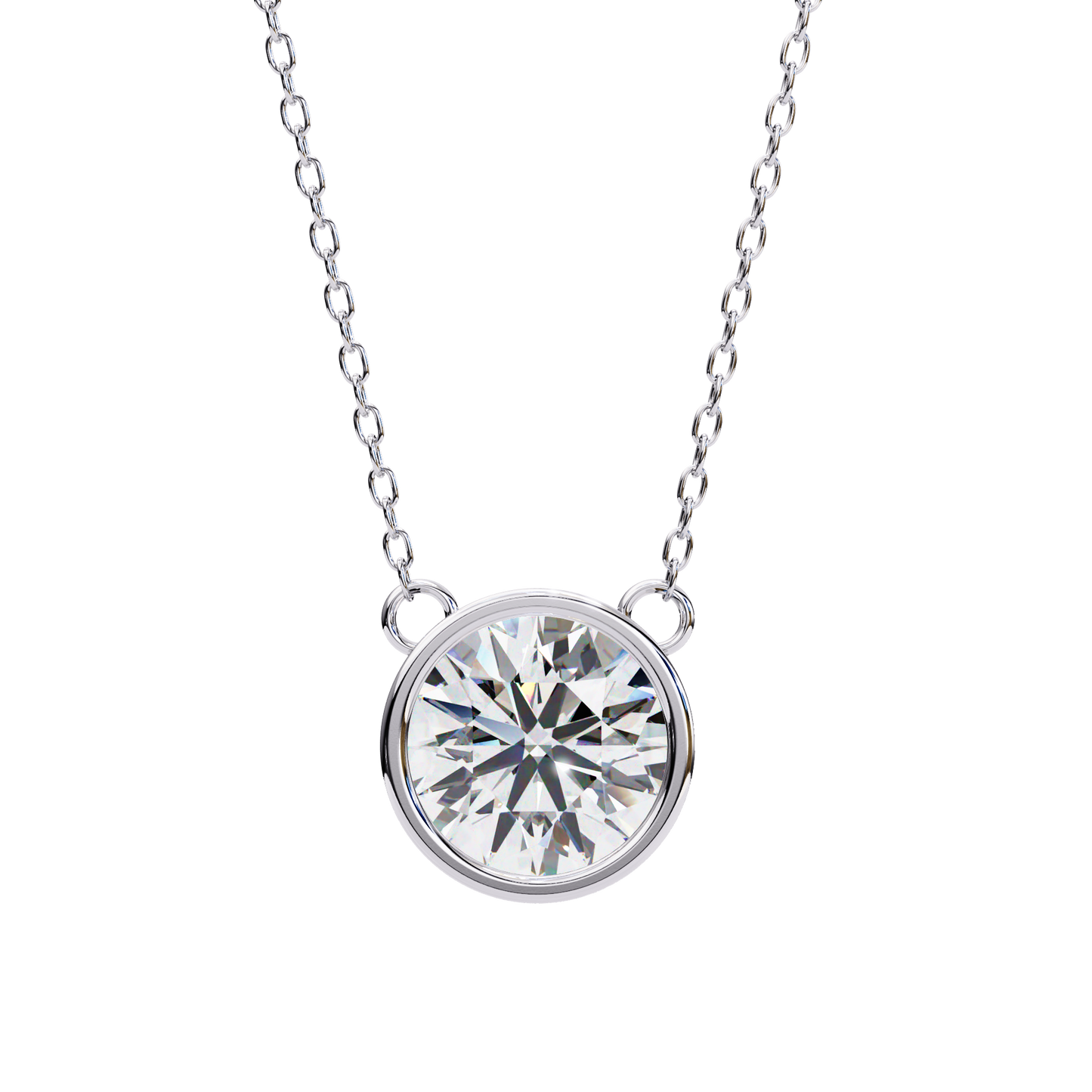 lab grown diamond | moissanite Jewellery Cosmic Lab Grown Diamond OR Moissanite Pendants Silver by Rabbito Jewels