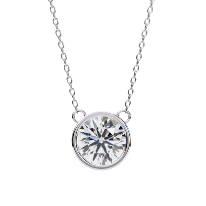 lab grown diamond | moissanite Jewellery Cosmic Lab Grown Diamond OR Moissanite Pendants Silver by Rabbito Jewels