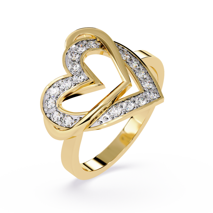 lab grown diamond | moissanite Jewellery Eliya Round Lab Grown Diamond OR Moissanite Ring by Rabbito Jewels