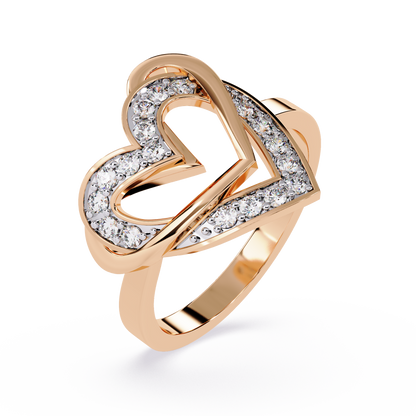 lab grown diamond | moissanite Jewellery Eliya Round Lab Grown Diamond OR Moissanite Ring by Rabbito Jewels