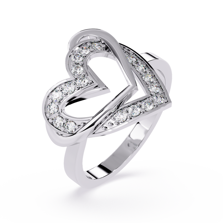 lab grown diamond | moissanite Jewellery Eliya Round Lab Grown Diamond OR Moissanite Ring by Rabbito Jewels