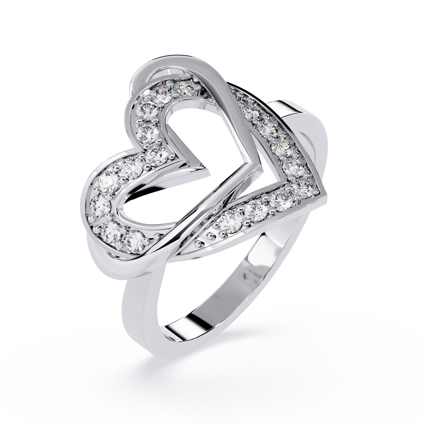 lab grown diamond | moissanite Jewellery Eliya Round Lab Grown Diamond OR Moissanite Ring by Rabbito Jewels