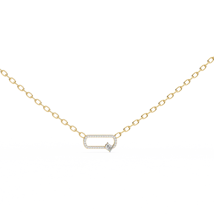 lab grown diamond | moissanite Jewellery Cia Prism Lab Grown Diamond OR Moissanite Pendant Yellow Gold 18K by Rabbito Jewels