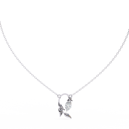 lab grown diamond | moissanite Jewellery Vintage Brown Lab Grown Diamond OR Moissanite Pendant Silver by Rabbito Jewels