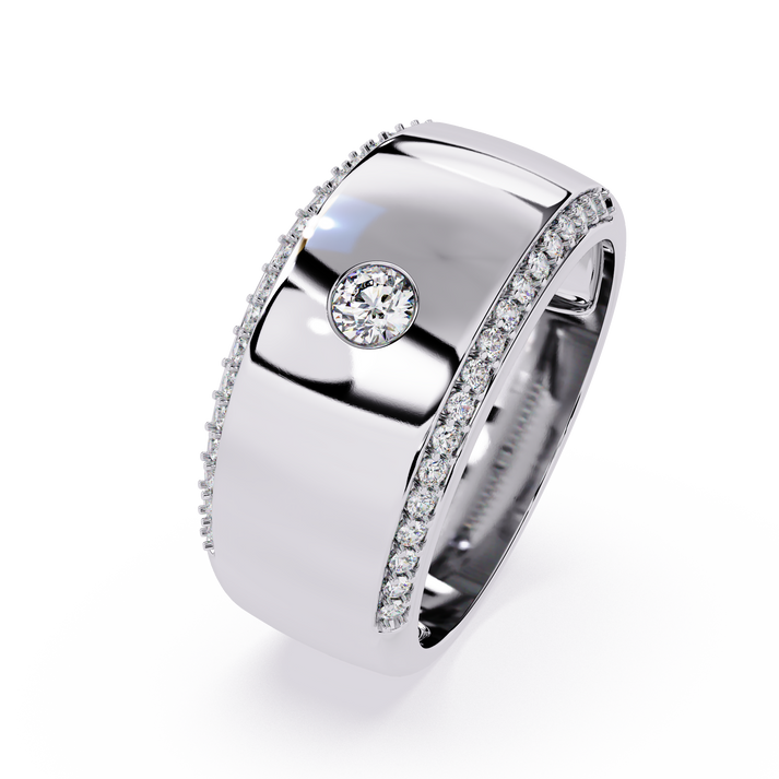 lab grown diamond | moissanite Jewellery Kolibri Lab Grown Diamond OR Moissanite Ring by Rabbito Jewels