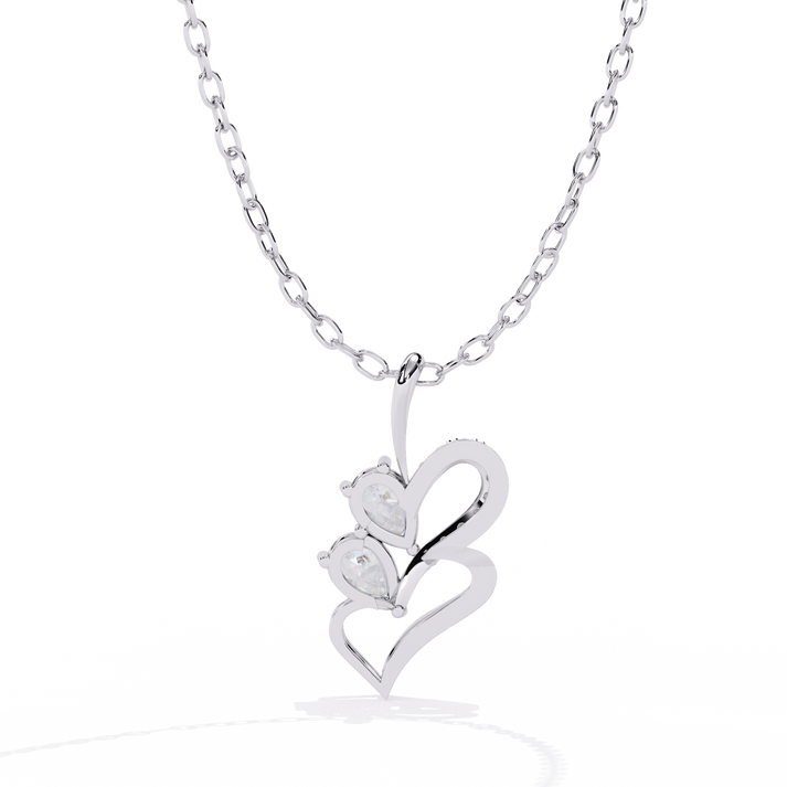 lab grown diamond | moissanite Jewellery Prince Leaf Lab Grown Diamond OR Moissanite Pendant by Rabbito Jewels
