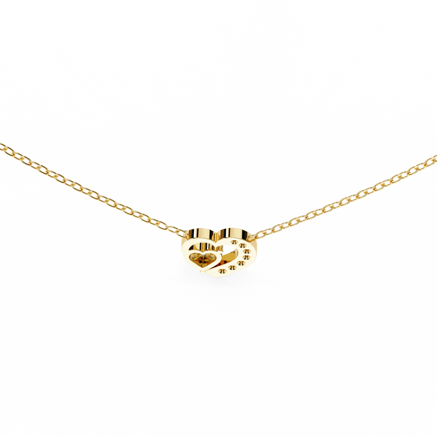 lab grown diamond | moissanite Jewellery Josephine Heart 0.76CT Lab Grown OR Moissanite Pendant by Rabbito Jewels