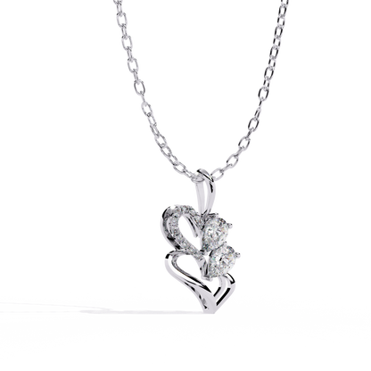 lab grown diamond | moissanite Jewellery Prince Leaf Lab Grown Diamond OR Moissanite Pendant by Rabbito Jewels