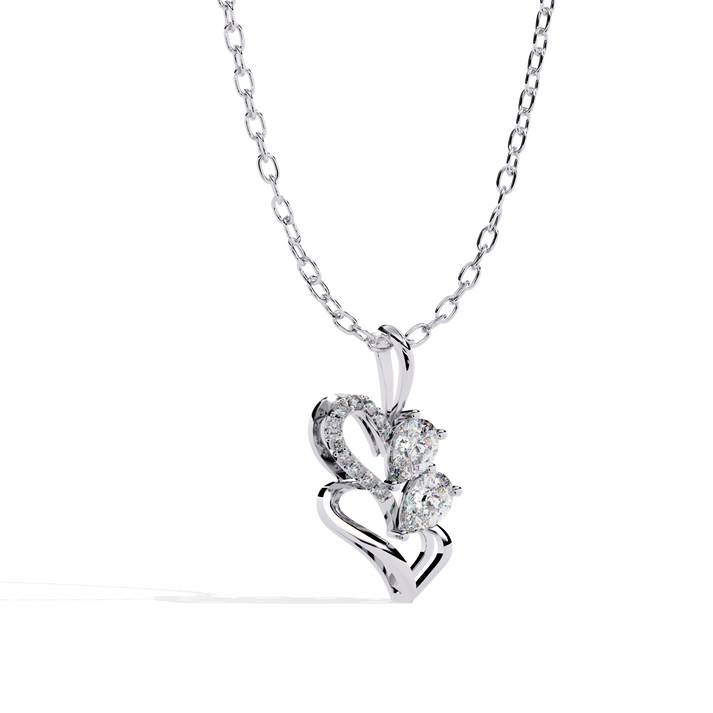 lab grown diamond | moissanite Jewellery Prince Leaf Lab Grown Diamond OR Moissanite Pendant by Rabbito Jewels