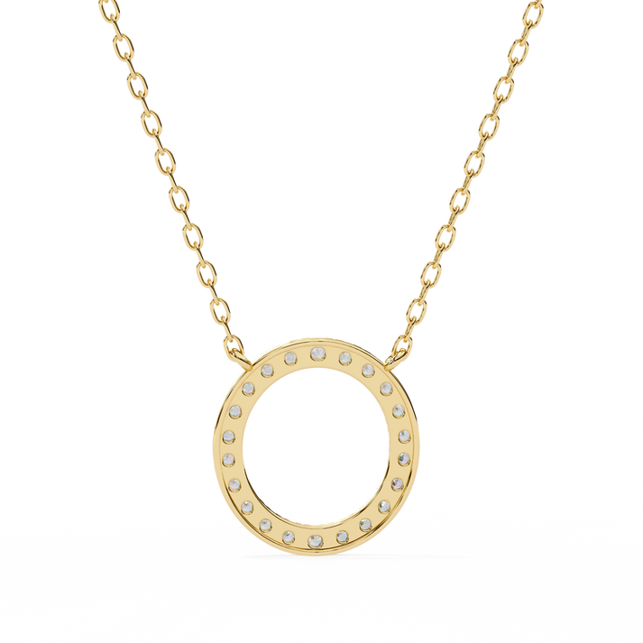 lab grown diamond | moissanite Jewellery Gigi Circle Lab Grown Diamond OR Moissanite Pendant by Rabbito Jewels